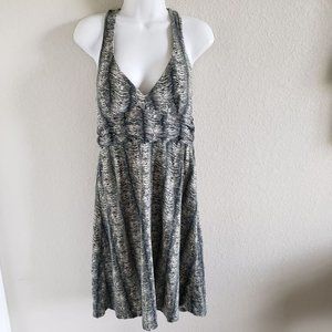 Tommy Bahama Woman Size S Animal Print Athletic Dress Ruched Empire Waist